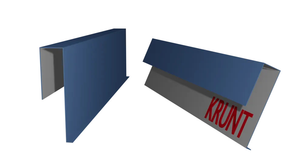 U-kujuline plekk kinnitusservaga